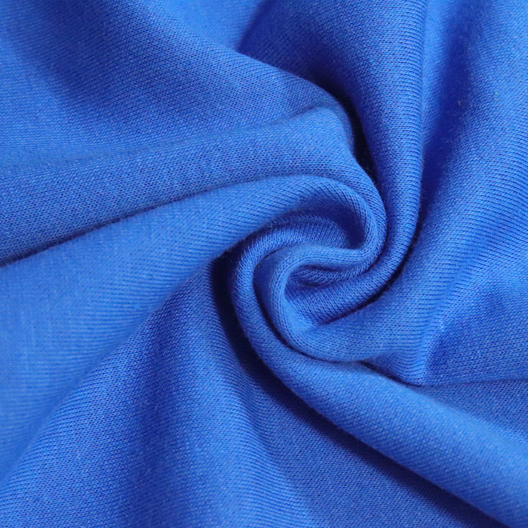 Royal Blue Polyester-Cotton Fleece Fabric for Sweatshirts, Hoodies, and Casual Clothing