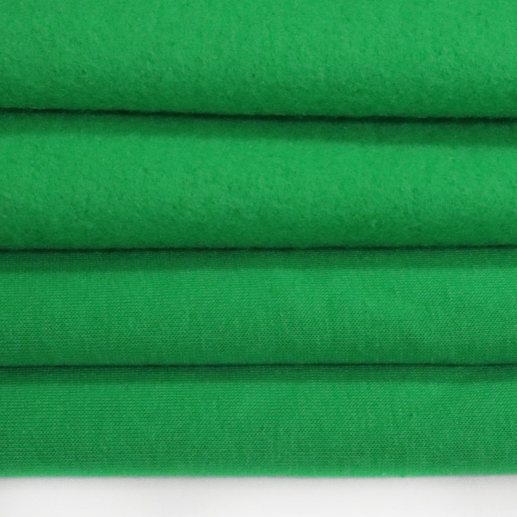 Lime Green Leisure Sweatshirt Fleece Fabric