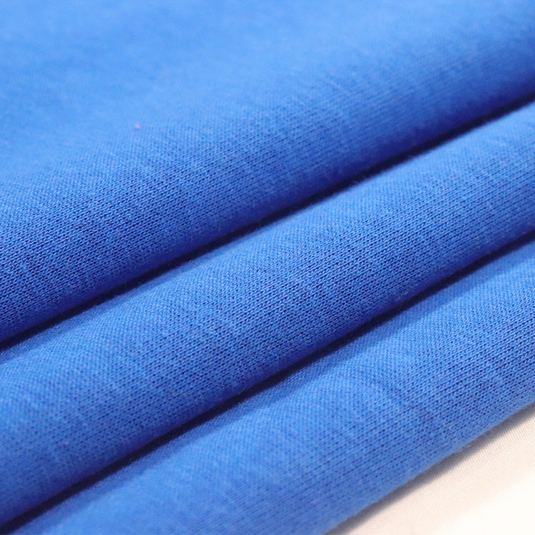 Royal Blue Polyester-Cotton Fleece Fabric for Sweatshirts, Hoodies, and Casual Clothing