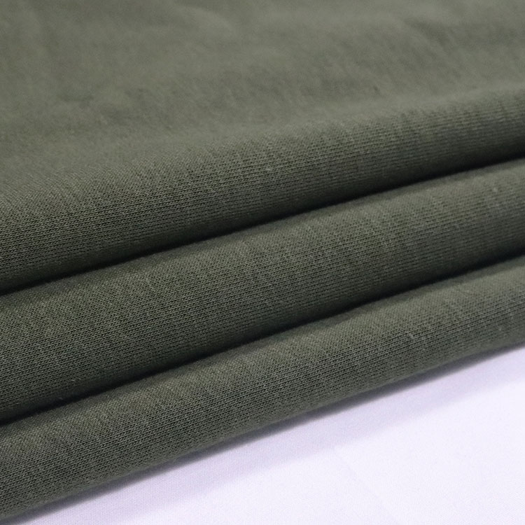 Forest-Green Stretch Fleece Knit Fabric for Sewing Clothes, Sweatshirt 