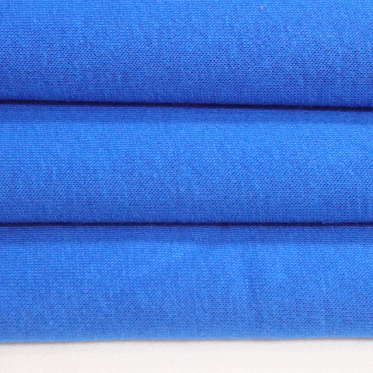 Royal Blue Polyester-Cotton Fleece Fabric for Sweatshirts, Hoodies, and Casual Clothing