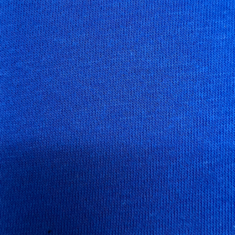 Royal Blue Polyester-Cotton Fleece Fabric for Sweatshirts, Hoodies, and Casual Clothing