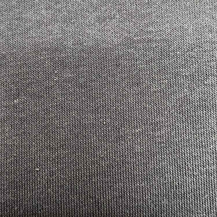 Charcoal Gray Solid Soft Sweatshirt Fleece Fabric