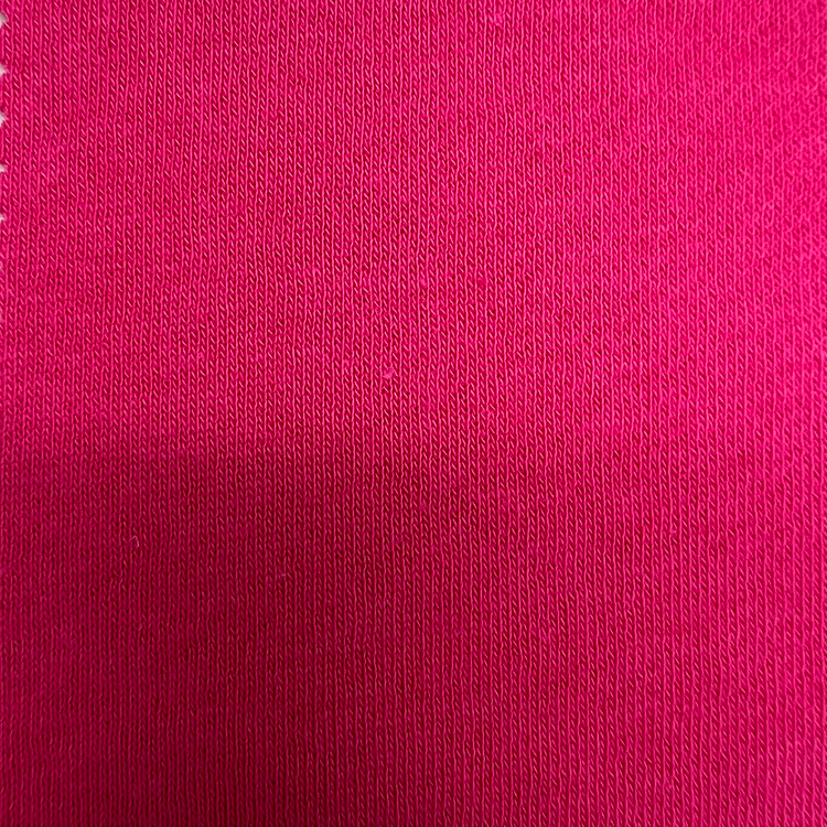 Magenta Red Strech Sweatshirt Fleece Fabric